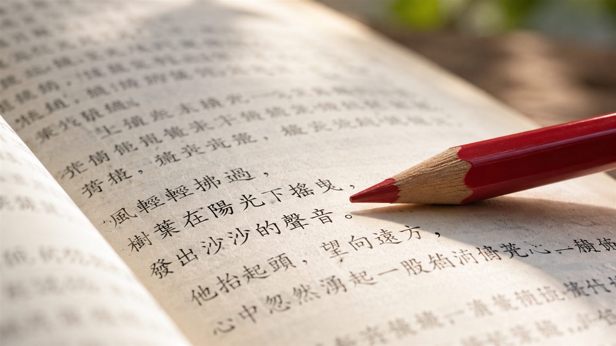中文標點符號用法表：頓號、分號、冒號、引號及書名號：學習主題示意配圖