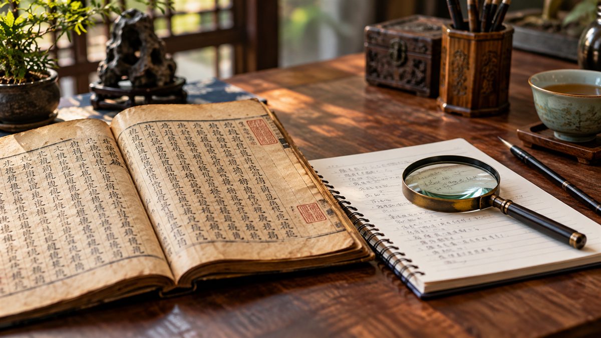 文言文語譯方法：字義、指代、省略、倒裝及語氣：學習主題示意配圖
